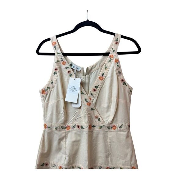 Fanm Mon Alanca Embroidered Maxi Dress Size Small - Picture 6 of 9